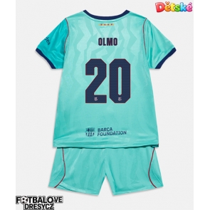 Barcelona Dani Olmo #20 Dětské Alternativní dres komplet 2026-27 Krátký Rukáv (+ trenýrky)